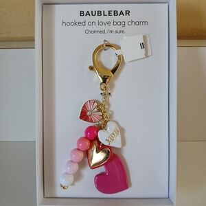 Baublebar XOXO Hearts Bag Charm/Keychain